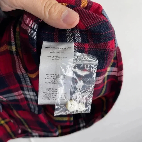 Joe's The Shirt Brush Red Plaid Button Down Shirt - Picture 10 of 13